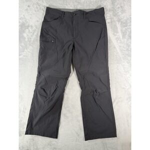 Eddie Bauer Pants Mens 34x30 Actual 34x26 Black Rainier Hiking Outdoor Utility